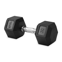 30lb six-sided single dumbbell