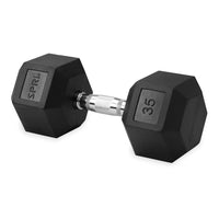 35lb six-sided single dumbbell